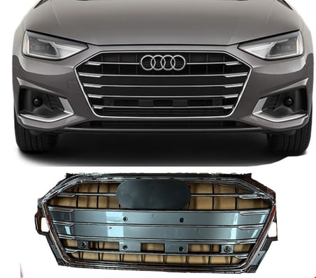 AUDİ - ÖN PANJUR (GRİ) (BÜYÜK PLAKALIK) A4 2020-