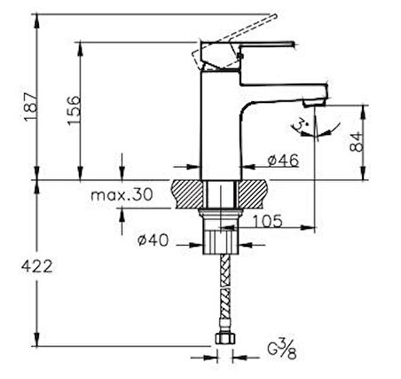 Artema Nora S Lavabo Bataryası - A42878