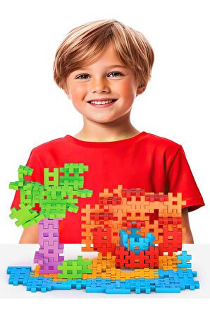 Fun Fun Puzzle Inşa Lego Yapı Bloklar 128 Parça