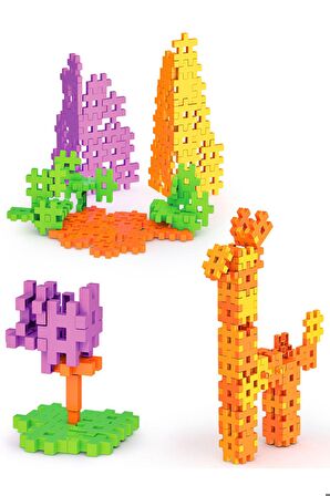 Fun Fun Puzzle Inşa Lego Yapı Bloklar 128 Parça