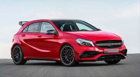 W176 A SERISI  IÇIN UYUMLU A45 AMG GORUNUM FULL BODY KIT (2013-2018)