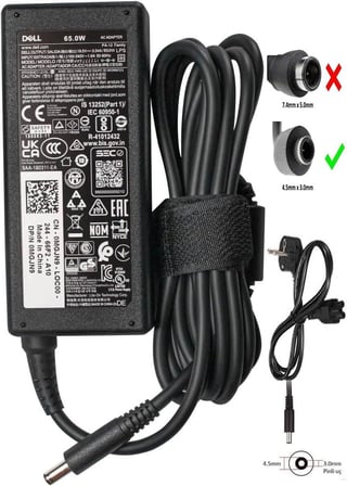 Dell XPS 13 (9333) 13(9343) 13(9350) Adaptör Dell Şarj Cihazı Aleti