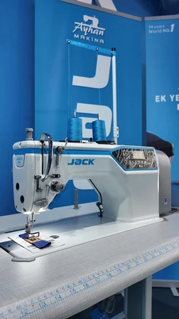 JACK A4 C FULL OTOMATİK YAPAY ZEKA DESTEKLİ DÜZ DİKİŞ MAKİNASI (NTB SİSTEM, STEP MOTORLU)