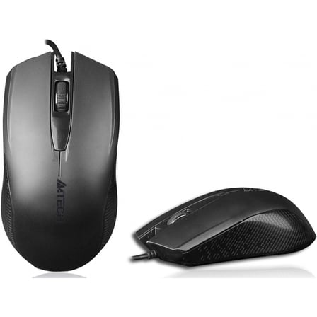 A4 TECH OP-760, Siyah, V-Track, 1000dpi, 3 Buton, Usb Kablolu, Optik Mouse