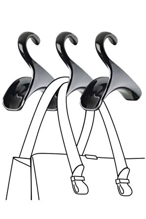 Dolap Içi Çanta Düzenleyici Askı