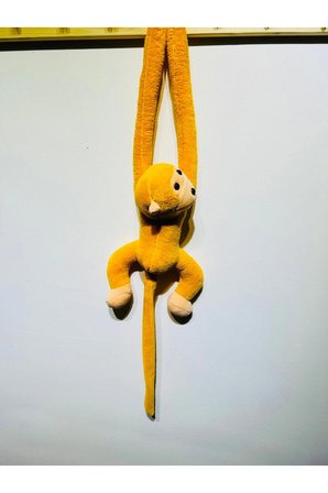 Peluş 70 Cm Maymun Oyuncak , Elleri Yapışabilen 70 Cm Sevimli Maymun