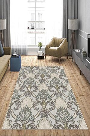 Multi Deko Deri Kaymaz Taban Modern Salon Saçaksız Halı A143