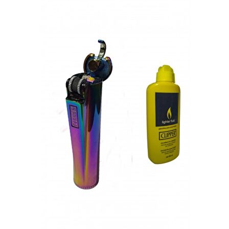 İsme Özel CLIPPER TAM METAL BENZİNLİ ÇAKMAK ICY CLIPPER 80ML BENZİN