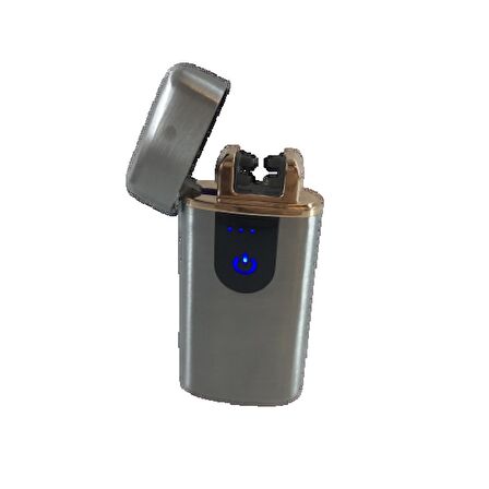 İsme Özel ELEKTRONİK ALEVSİZ ÇAKMAK USB ŞARJLI DOKUNMATİK LED EKRAN