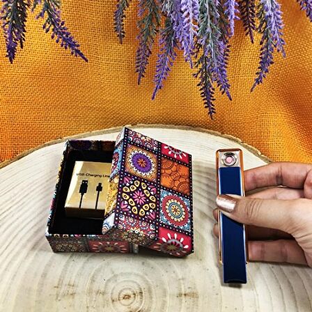 İsme Özel İSİM YAZILABİLİR USB ŞARJLI ALEVSİZ ÇAKMAK
