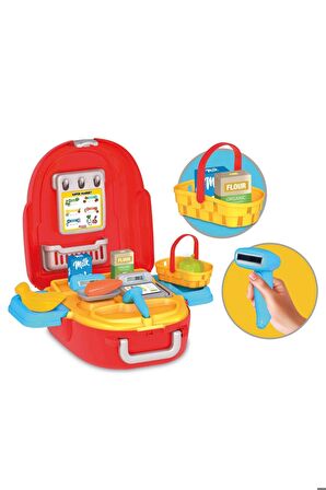 Market Temalı Candy&ken Market Temalı Set Sırt Çantası
