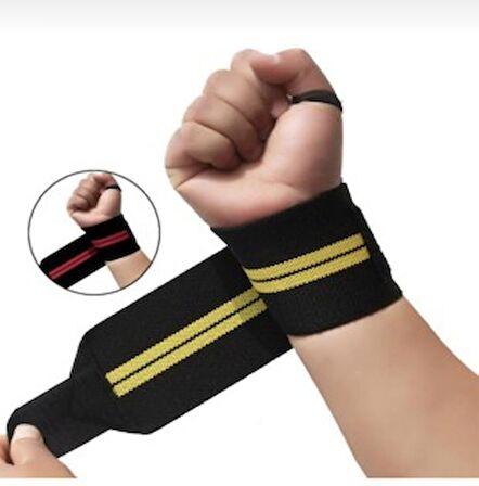 ADLİKES-Pro Lifting-Wrist Wraps Fitness/Crossfit/Body Ağırlık Destek Bilekliği