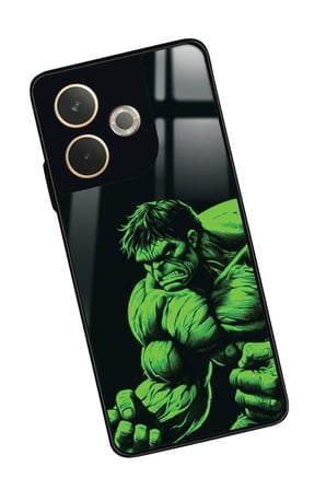 Oppo A5 Pro Uyumlu Hulk Tasarımlı Parlak Silikon Kılıf