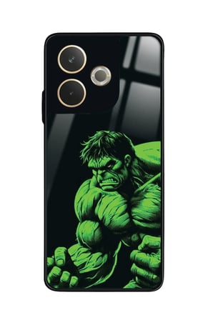 Oppo A5 Pro Uyumlu Hulk Tasarımlı Parlak Silikon Kılıf