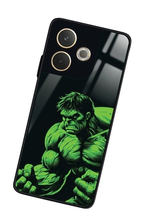 Oppo A5 Pro Uyumlu Hulk Tasarımlı Parlak Silikon Kılıf