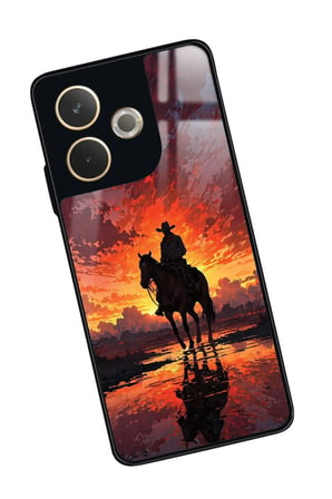 Oppo A5 Pro Uyumlu RDR2 Tasarımlı Parlak Silikon Kılıf