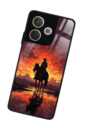 Oppo A5 Pro Uyumlu RDR2 Tasarımlı Parlak Silikon Kılıf
