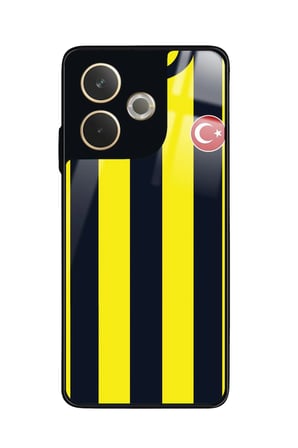 Oppo A5 Pro Uyumlu Futbol Takımı Tasarımlı Parlak Silikon Kılıf