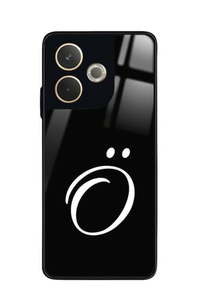 Oppo A5 Pro Uyumlu Ö Harfi Yazılı Parlak Silikon Kılıf