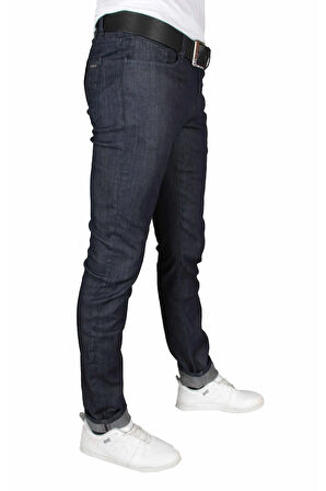 Içi Polarlı Likralı Kışlık Kalın Erkek Kot Pantolon 1242