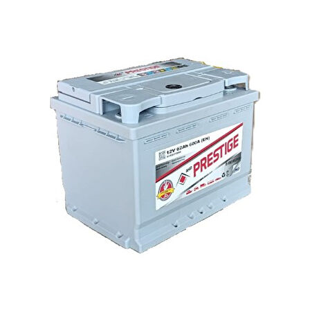 Ako Prestige 12V 62Ah 600A Standart Akü (3 Yıl Petlas Garanti) (Üretim Tarihi:2025)