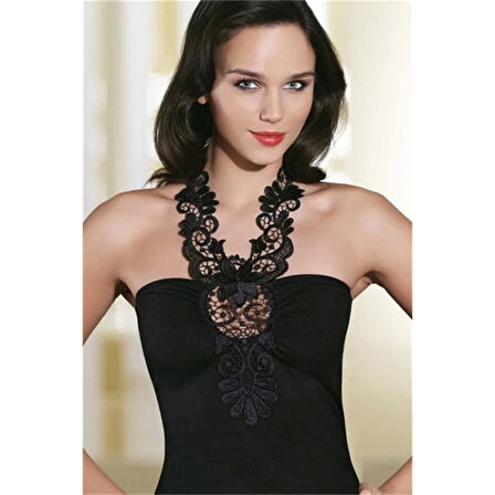 Şahinler Güpürlü Straples Atlet B378