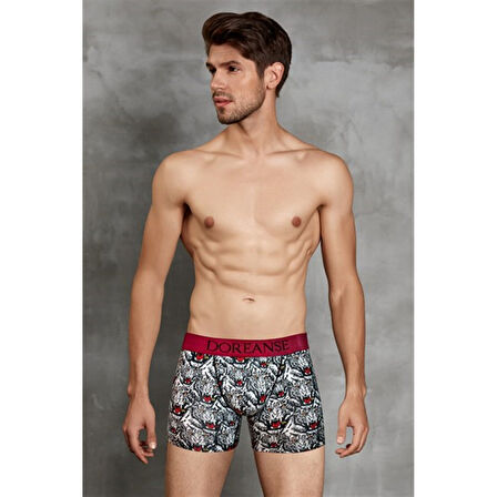 Doreanse Erkek  Modal Baskılı Boxer 1812