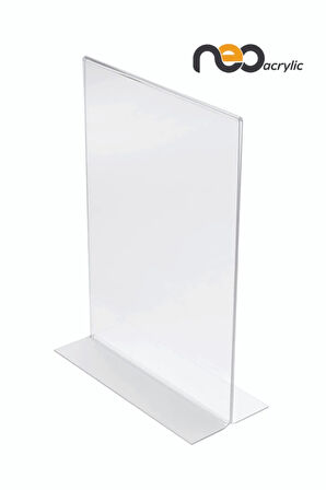 A6 T TİPİ DİKEY PLEKSİ FÖYLÜK ŞEFFAF / BROŞÜRLÜK - DS-383