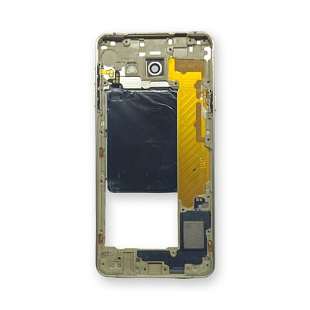 Samsung A710 Kasa Samsung Galaxy A7 2016 Gold Renk Orta Kasa Çıtalı on off Ses tuş bordu buzzer hoparlör Kamera Lens