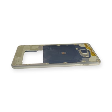 Samsung A710 Kasa Samsung Galaxy A7 2016 Gold Renk Orta Kasa Çıtalı on off Ses tuş bordu buzzer hoparlör Kamera Lens