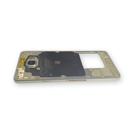 Samsung A710 Kasa Samsung Galaxy A7 2016 Gold Renk Orta Kasa Çıtalı on off Ses tuş bordu buzzer hoparlör Kamera Lens