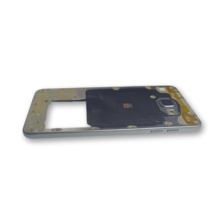 Samsung A710 Kasa Samsung Galaxy A7 2016 Silver Gri Renk Orta Kasa Çıtalı on off Ses tuş bordu buzzer hoparlör Kamera Lens