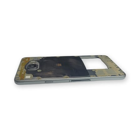 Samsung A710 Kasa Samsung Galaxy A7 2016 Silver Gri Renk Orta Kasa Çıtalı on off Ses tuş bordu buzzer hoparlör Kamera Lens