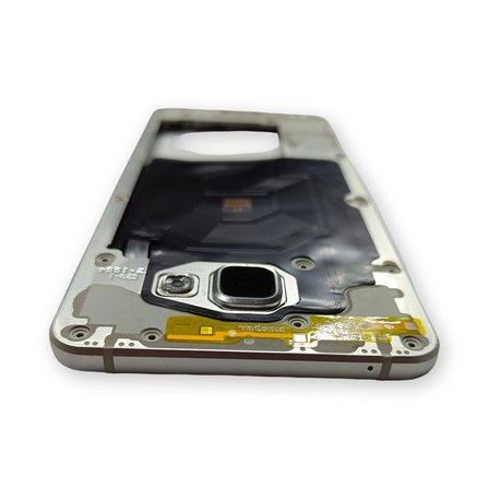 Samsung A710 Kasa Samsung Galaxy A7 2016 Gri Renk Orta Kasa Çıtalı on off Ses tuş bordu buzzer hoparlör Kamera Lens