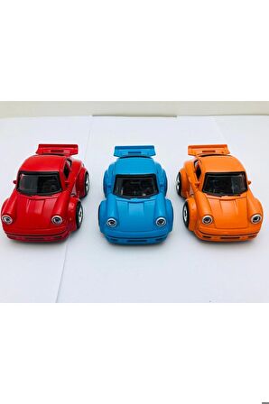 Çek Bırak Metal Spor Araba 12 Cm Koleksiyonluk Diecast Açılır Kapılı