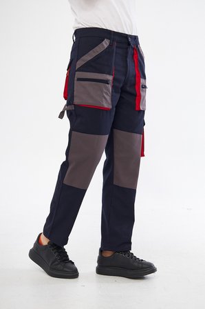 Orange Safety Lacivert Harman Karışımı Pantolon