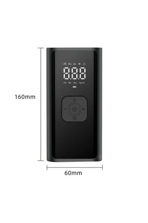 A7744 Şarjlı Lastik Şişirme Pompası Led Işıklı 4500MAH Powerbank Özellikli Hava Kompresörü