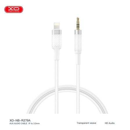 Mobil Aksesuar Cihaz Lightning to 3.5mm Aux iPhone ve iPad Uyumlu 1 Metre Ses Aktarım Kablosu