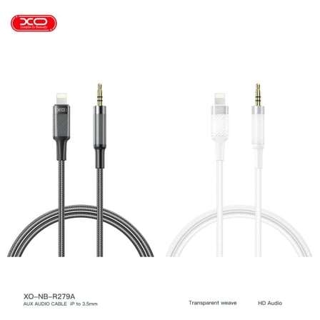 Mobil Aksesuar Cihaz Lightning to 3.5mm Aux iPhone ve iPad Uyumlu 1 Metre Ses Aktarım Kablosu