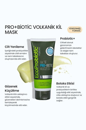 Mucize Pro Volkanik Kil Maskesi Gözenek Sıkılaştırıcı Etki 100 ml