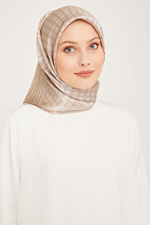 Armine Nostalji Serisi İpek Twill Eşarp 9054D-19