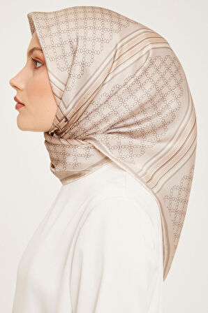 Armine Nostalji Serisi İpek Twill Eşarp 9054D-19