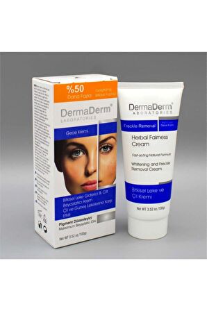 %50 Daha Fazla Dermaderm Gece Kremi Cilt Beyazlatıcı