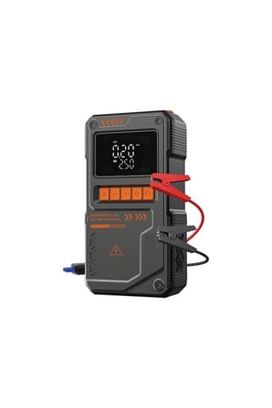 10000MAH Taşınabilir Akü Takviyeli Kompresörlü Hava Pompası Led Işıklı Powerbank Lastik Şişirme