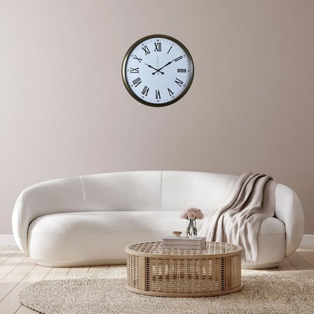 Vintage Roma 52 x 52 Cm Duvar Saati iegxx
