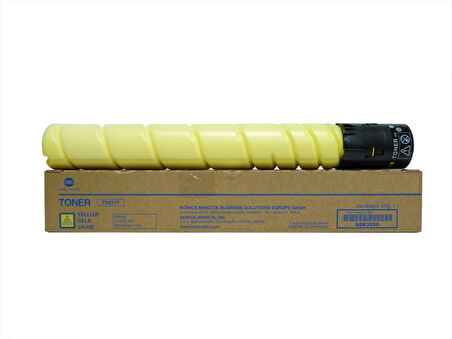 TN-221Y Sarı Toner Orjinal, Bizhub C227, C287, A8K3250