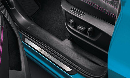 Peugeot 207 CC Krom Kapı Eşik Koruması Edition Line 2007-2014 2 Parça