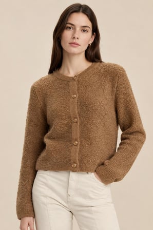 ALEXANDERGARDI DÜĞMELİ TRİKO HIRKA(A92301-S)
