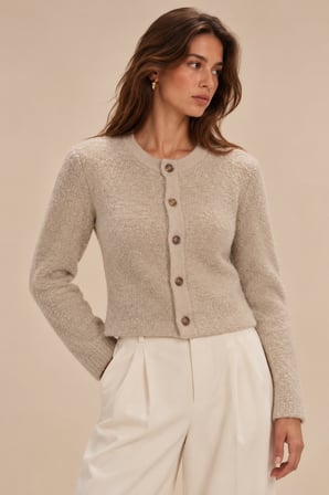 ALEXANDERGARDI DÜĞMELİ TRİKO HIRKA(A92301-S)