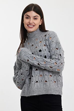 ALEXANDERGARDI DELİKLİ TRİKO KAZAK(A92423-S)